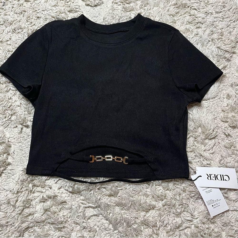 Cider chain detail top